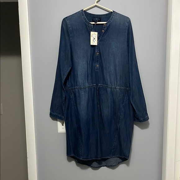 Lucky Brand Dresses & Skirts - NWT Lucky Brand Blue Denim Tunic Dress